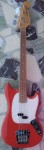 Fender Vintera 60s Mustang Bass, Fiesta Red
