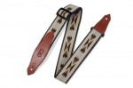 Levy's Leather's Country Western Series Guitar Strap, MSSN80-TAN