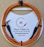 Music Cable Co Instrument Cable CoreM 3m Straight-to-Right, Fire