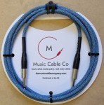 Music Cable Co Instrument Cable CoreM 3m Straight-to-Straight, Denim