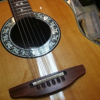 Ovation Balladeer  New Bridge in Brazilian Rosewood