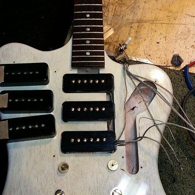 Copper Foil Sheilding on a Noisy Gibson Reverse Firebird