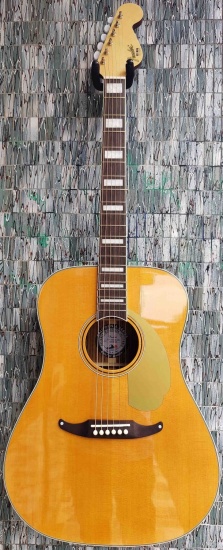 Fender King Vintage Electro-Acoustic Dreadnought, Aged Natural