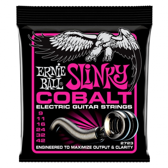 Ernie Ball COBALT SUPER SLINKY SET 9-42