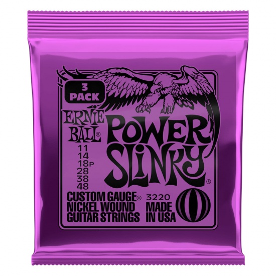 Ernie Ball POWER SLINKY 11-48 (3 SET PACK)