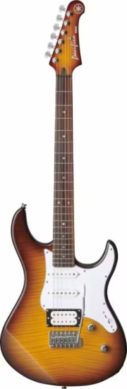 Yamaha Pacifica 212V Quilted Maple, Translucent Black