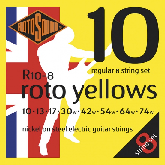 Roto Yellows Regular 8-String