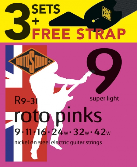 Roto Pinks Triple Pack Plus Free Strap