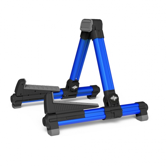 Rotosound foldable guitar stand in blue