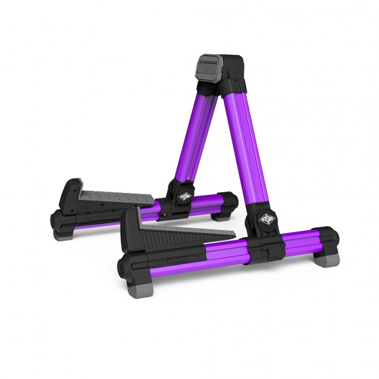 Rotosound foldable guitar stand in purple
