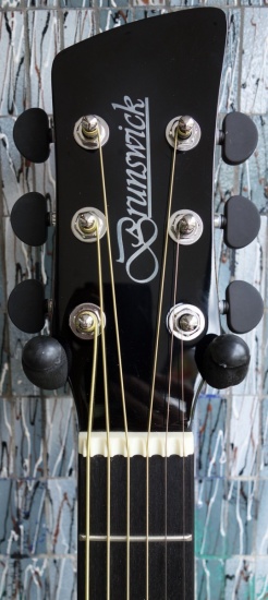 Brunswick BSM100 Super Mini 3/4 Size Acoustic Travel Guitar, Mahogany