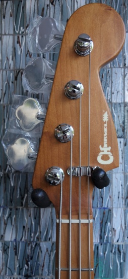 Charvel Pro-Mod San Dimas Bass PJ IV, Caramelized Maple Fingerboard, Platinum Pearl