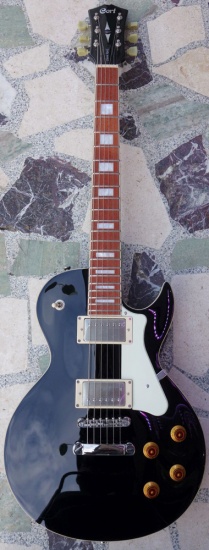 Cort Classic Rock Series CR200 Electric Guitar, Black
