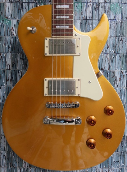 Cort Classic Rock Series CR200 Electric Guitar, Gold Top