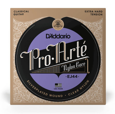 D'Addario EJ44 Pro-Arte Nylon Classical Guitar Strings, Extra Hard Tension