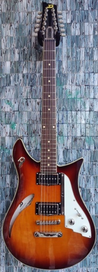 Duesenberg Double Cat 12-String, Vintage Burst