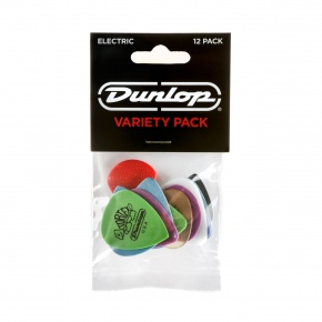 Dunlop Electric Plectrum Variety Pack, 12 Picks
