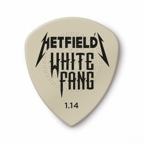 Dunlop Hetfield White Fang Custom Flow Picks 1.14mm, Pack of 6