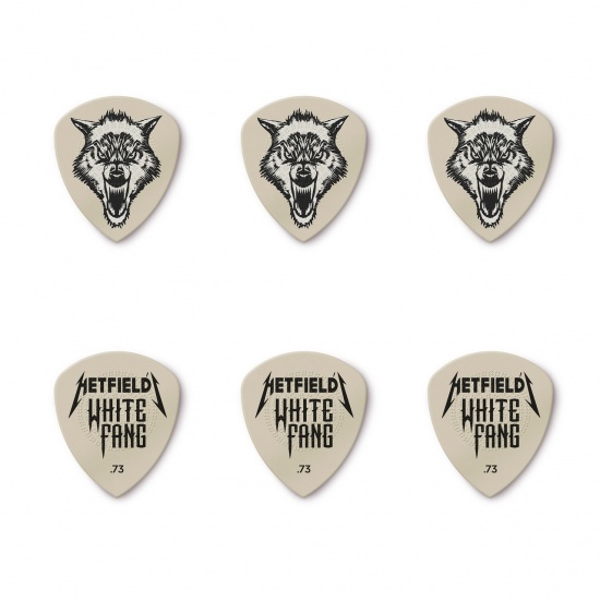 Dunlop Hetfield's White Fang .73mm Pick Tin, 6 Picks