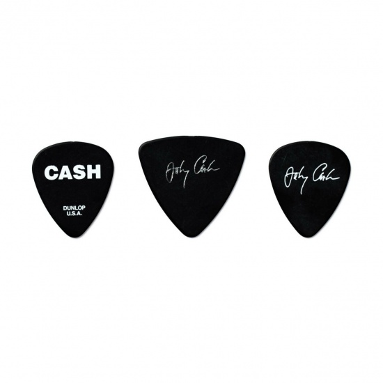 Dunlop Johnny Cash Legend Pick Tin, 6 Heavy Gauge Picks