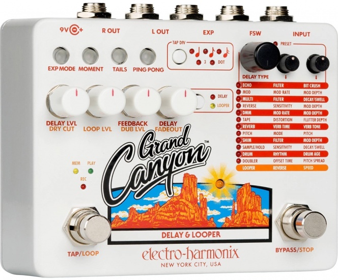 Electro-Harmonix Grand Canyon Delay & Looper Pedal