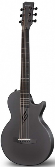 Enya Nova Go 1/2 Size Carbon Fibre Acoustic Travel Guitar, Black