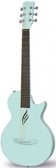 Enya Nova Go 1/2 Size Carbon Fibre Acoustic Travel Guitar, Blue