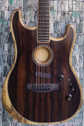 Fender 2020 American Exotic Acoustasonic Stratocaster, Ziricote (Pre-Owned)