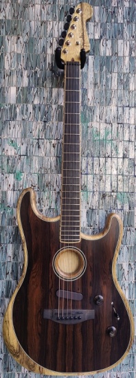 Fender 2020 American Exotic Acoustasonic Stratocaster, Ziricote (Pre-Owned)