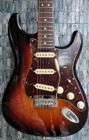 Fender American Professional II Stratocaster, Rosewood Fingerboard, 3-Color Sunburst