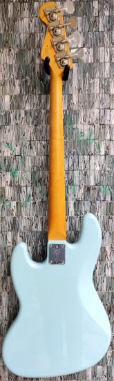 Fender Gold Foil Jazz Bass, Ebony Fingerboard, Sonic Blue