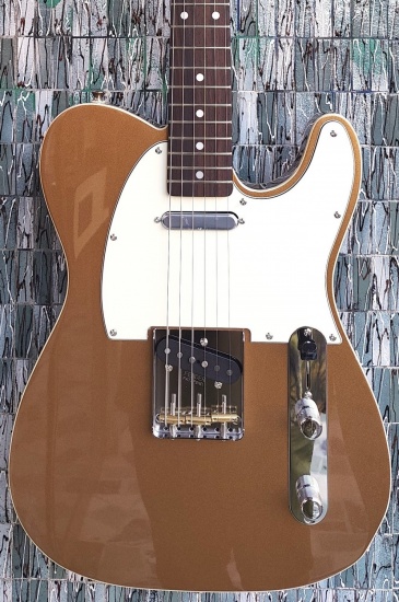 Fender Made in Japan JV Modified '60s Custom Telecaster, Rosewood Fingerboard, Firemist Gold