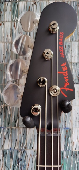 Fender Made in Japan Limited Hybrid II Jazz Bass, Noir, Rosewood Fingerboard, Black
