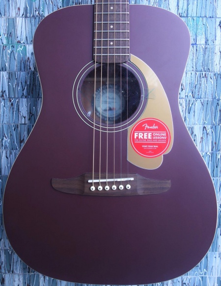 Fender Malibu Player Electro-Acoustic, Burgundy Satin