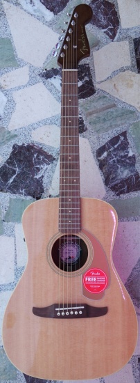 Fender Malibu Player Electro-Acoustic Guitar, Natural