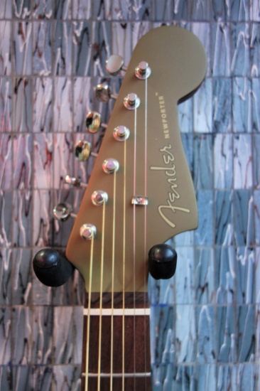 Fender Newporter Player Electro-Acoustic, Olive Satin