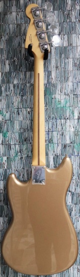 Fender Player Mustang Bass PJ, Pau Ferro Fingerboard, Firemist Gold