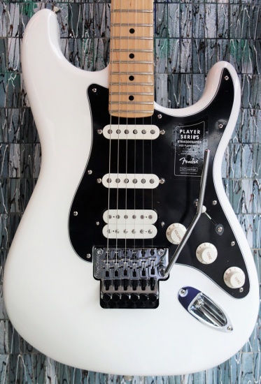 Fender Player Series Stratocaster with Floyd Rose, Maple Fingerboard, Polar White