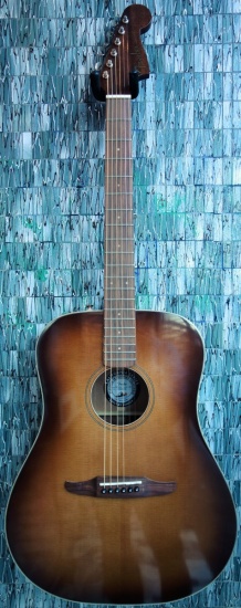 Fender Redondo Classic Electro-Acoustic Guitar, Aged Cognac Burst