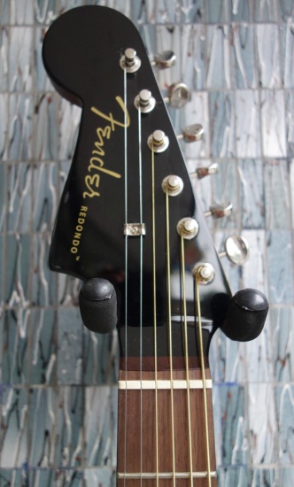 Fender Redondo Player Electro-Acoustic Left-Handed, Jetty Black