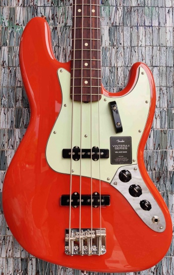 Fender Vintera II '60s Jazz Bass, Rosewood Fingerboard, Fiesta Red