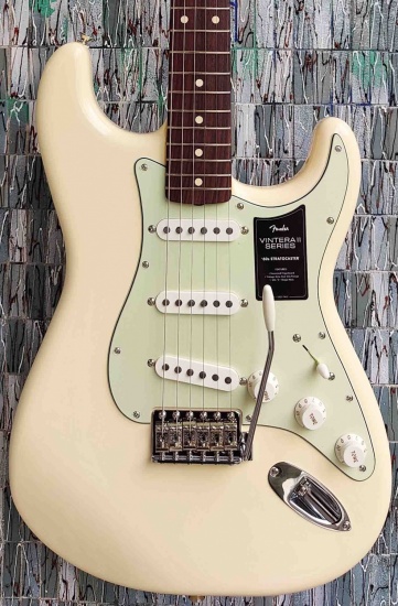 Fender Vintera II '60s Stratocaster, Rosewood Fingerboard, Olympic White