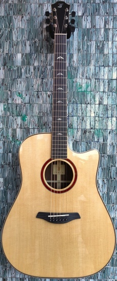 Furch Orange Dc-SR Sitka Spruce/Indian Rosewood Dreadnought Cutaway Acoustic Guitar