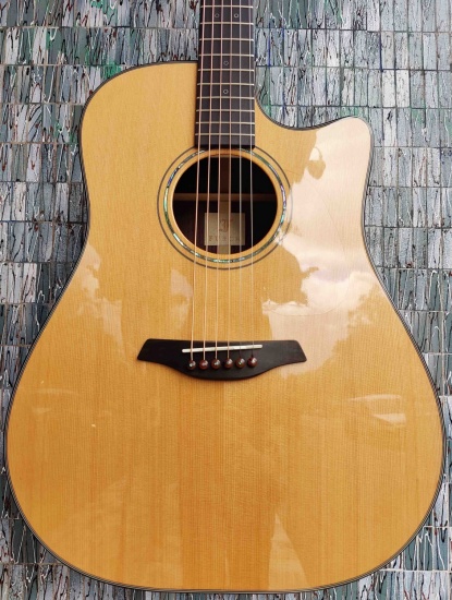 Furch Yellow Dc-CR Western Red Cedar/Indian Rosewood Dreadnought Cutaway Acoustic Guitar