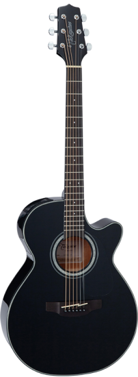 Takamine G Series GF30CE Electro-Acoustic FXC Grand Concert Cutaway, Black