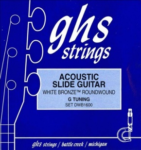 GHS DWB1600 White Bronze Roundwound Resonator Strings