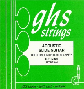 GHS RB1600 Rollerwound Bright Bronze Resonator Strings