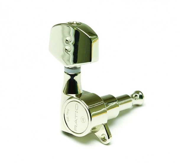 Graphtech Labs Ratio Machine Heads Electric 6 Inline Classic Chrome 2 Pin PRN 2731 C0 jimmyegypt