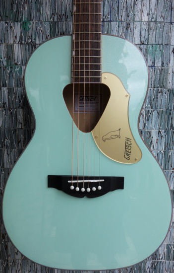 Gretsch G5021E Rancher Penguin Parlor Electro-Acoustic, Mint Metallic