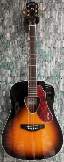 Gretsch G5024E Rancher Dreadnought Electro-Acoustic with Rosewood Fingerboard, Sunburst
